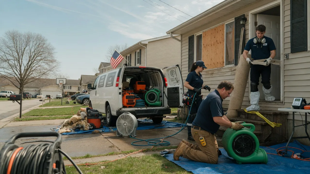 Water Damage Restoration in Parsons, KS near me